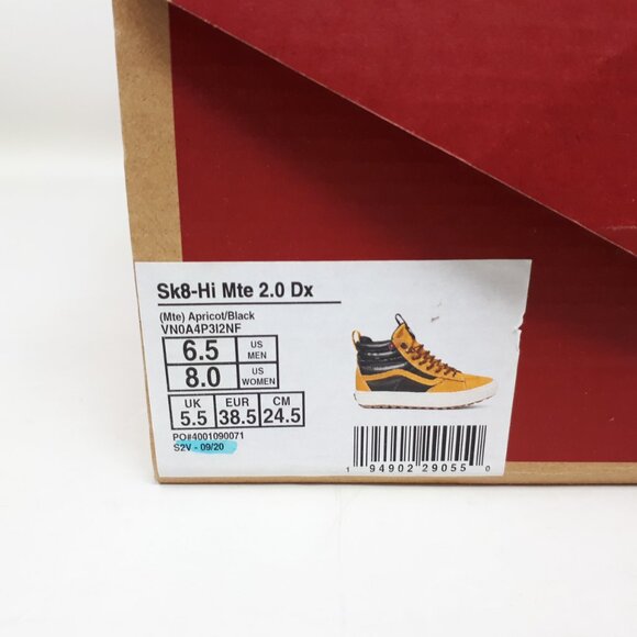 Vans Sk8-Hi MTE 2.0 DX Waterproof Hiking Boot Shoe Sneaker Mens 6.5 / Womens 8 - Picture 10 of 12